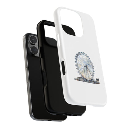 Funky Ferris Wheel Magnetic Case | Tough iPhone Cover, Customized Phone Case, Unique Gift, Festival Accessory, Durable Phone Protection