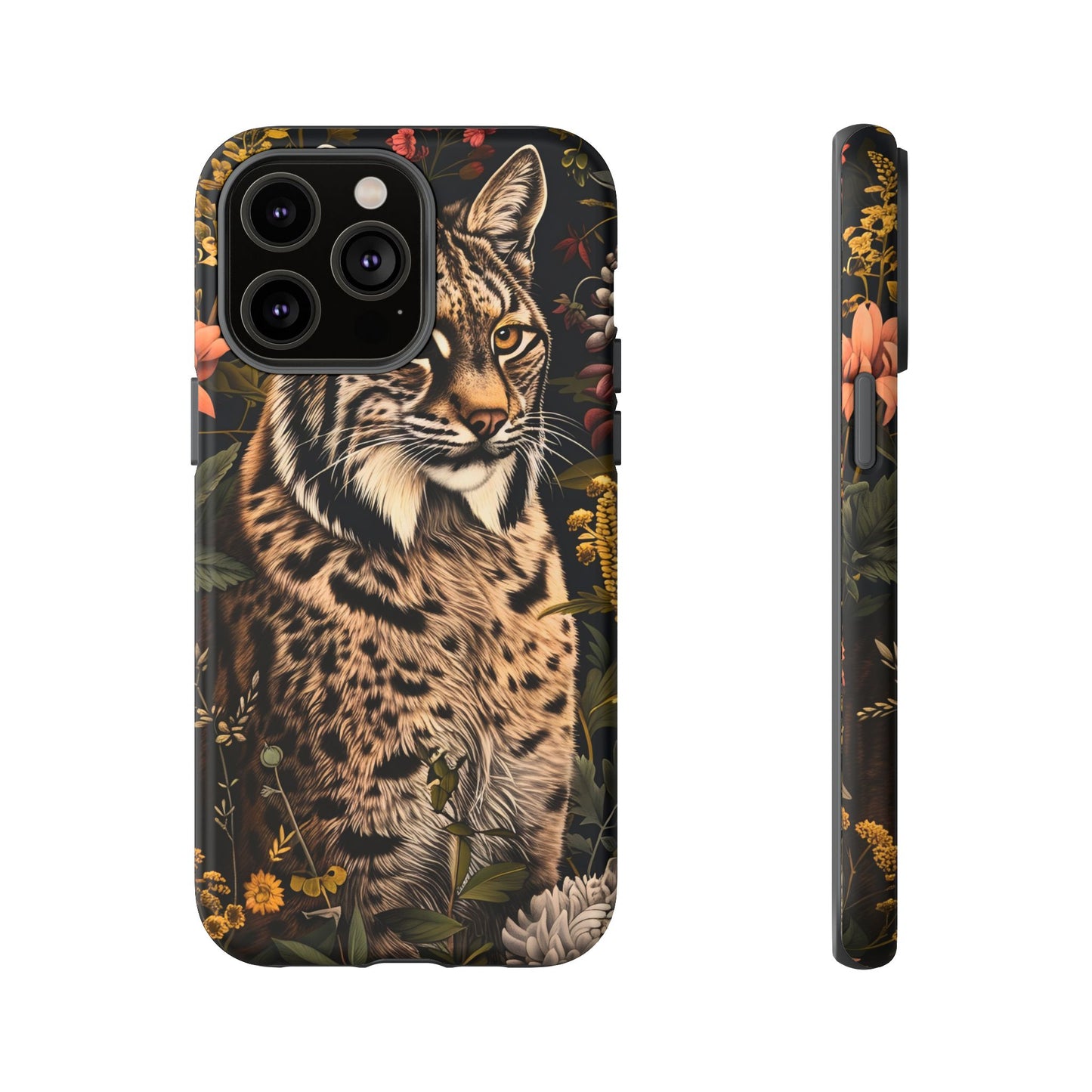 Wildlife Phone Case with Lynx Design, Tough Cases, Animal Lovers Gift, Nature Inspired Accessories, Unique Tech Protection