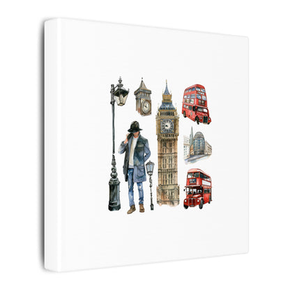 Canvas Art Print, London Skyline, Home Decor, Wall Art, Gift Idea, Travel Memories, Modern Wall Art
