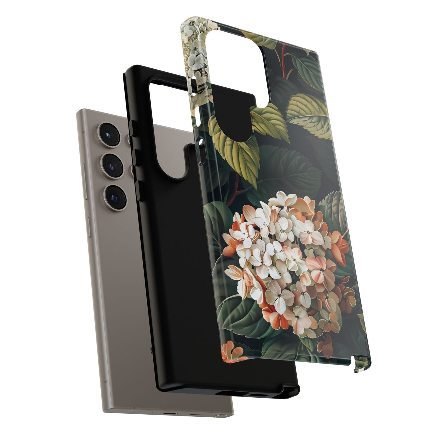 Floral Phone Case - Tough Cases, Nature Lover Gift, Floral Design, Botanical Phone Cover, Stylish Cellphone Accessory, Mother's Day Gift