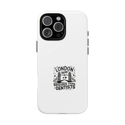 London Bridge Magnetic Phone Case, Tough Phone Cover, Stylish Accessory for Travelers, Great Gift for London Lovers, Unique Tech Accessory