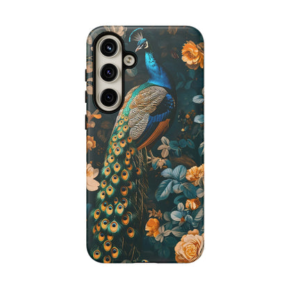Peacock Phone Case - Elegant Floral Design, Tough Case for Protection, Unique Gift for Nature Lovers, Stylish Accessory, Eco-Friendly