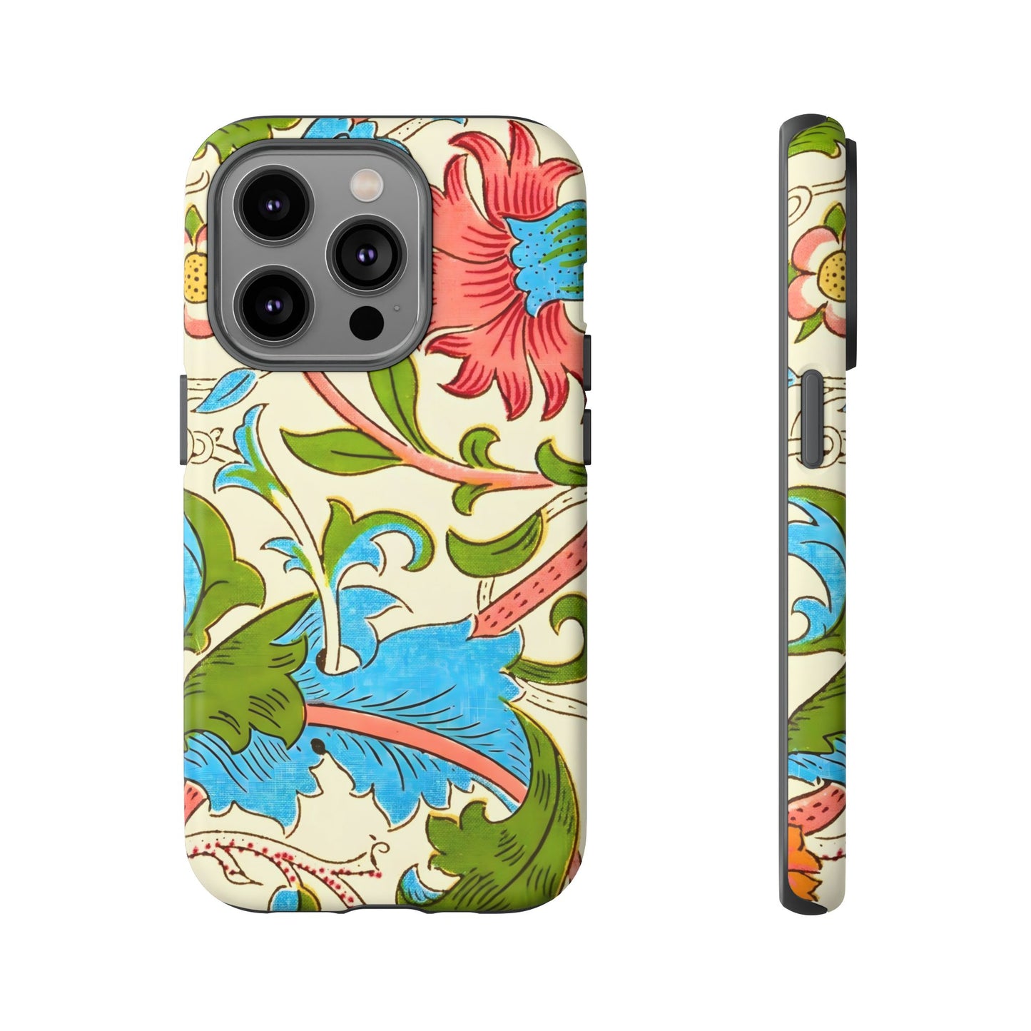 Tough Floral Phone Case - Artistic Smartphone Cover, Floral Print Gift, Protective Case | For Nature Lovers, Stylish Accessory, Phone [...]