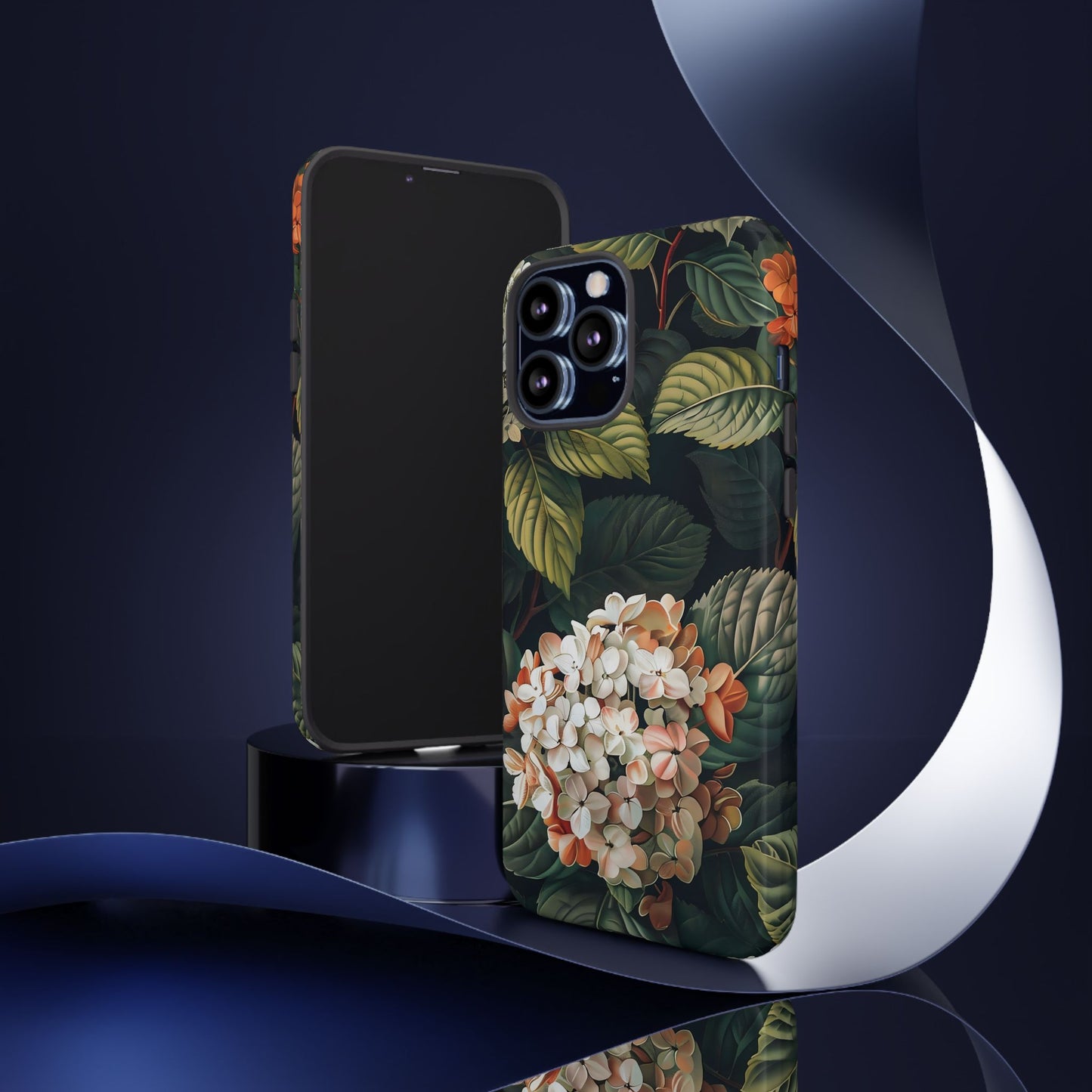 Floral Phone Case - Tough Cases, Nature Lover Gift, Floral Design, Botanical Phone Cover, Stylish Cellphone Accessory, Mother's Day Gift