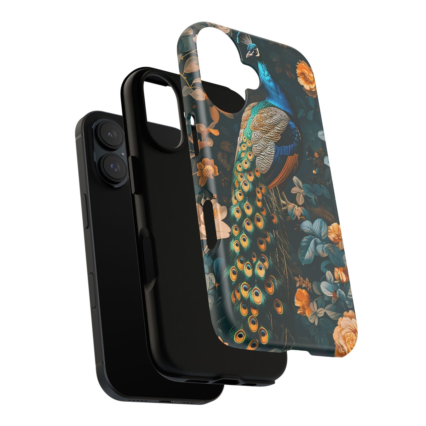 Peacock Phone Case - Elegant Floral Design, Tough Case for Protection, Unique Gift for Nature Lovers, Stylish Accessory, Eco-Friendly