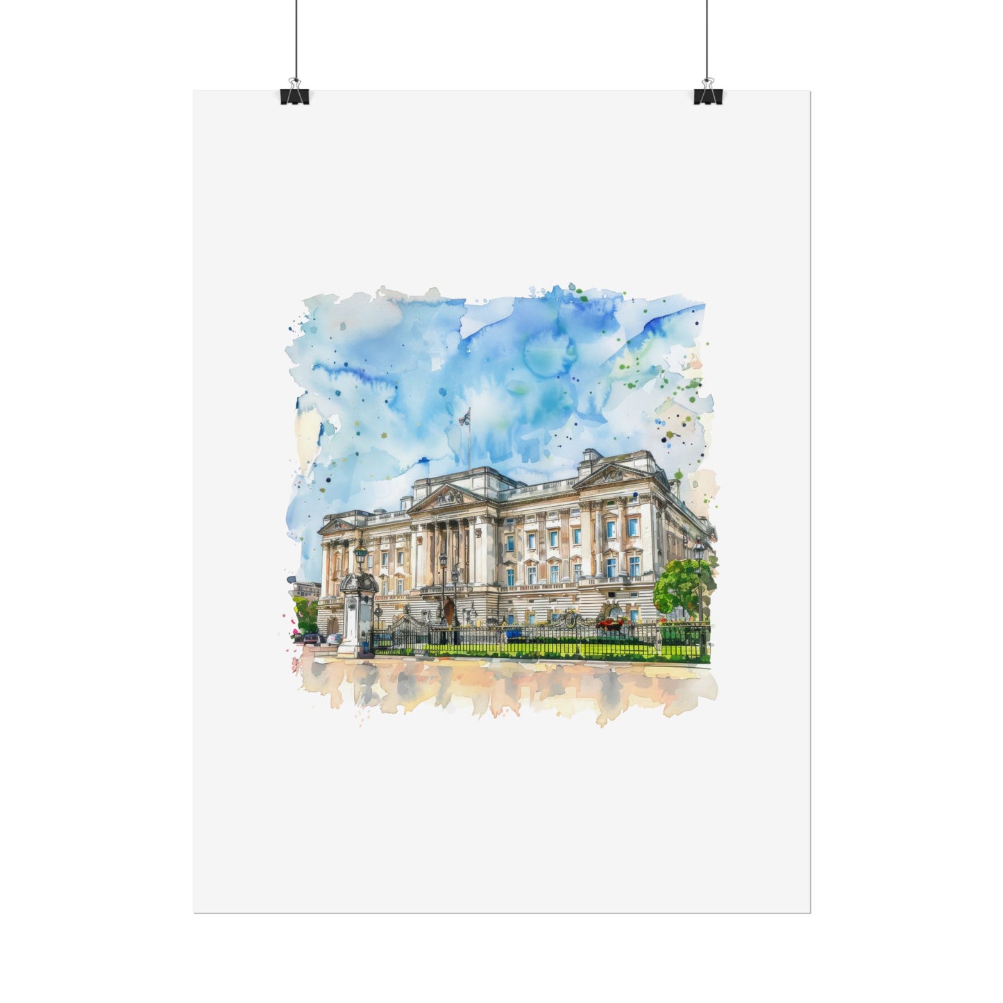 Watercolor Art Rolled Posters