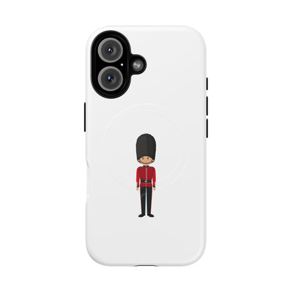 Guard Themed Magnetic Phone Case, Cute Soldier Design, Gift for Kids, Unique Gadget Accessory, Fun Phone Cover