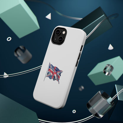 UK Flag Magnetic Tough Case, Durable Phone Cover, British Pride Accessory, Gift for Travelers, Patriot’s Tech Protector