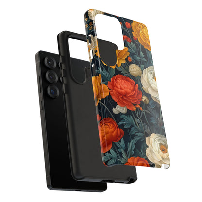 Floral Tough Case for Phones | Durable Floral Phone Cover, Boho Chic, Unique Gift for Her, Phone Protection, Flower Design