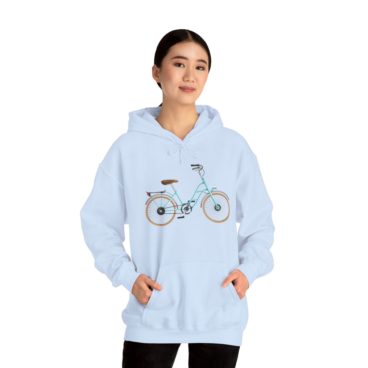Unisex Heavy Blend™ Hooded Sweatshirt - Vintage Bicycle