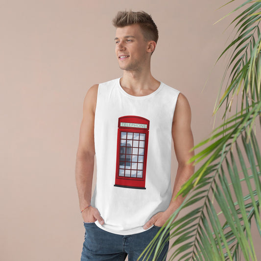 Unisex Barnard Tank -  Iconic British Public Telephone - Classic Red Phone Box