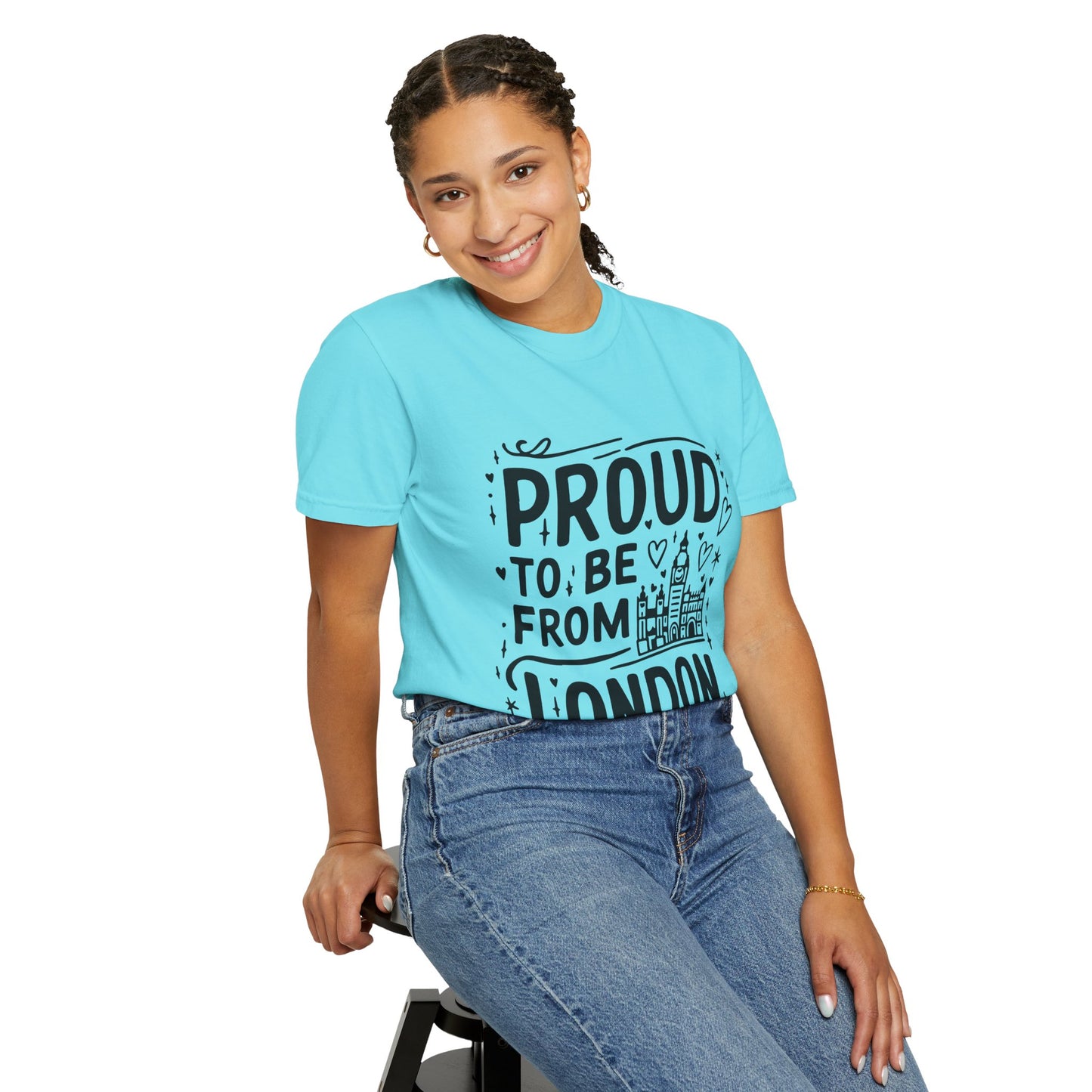 Unisex Garment-Dyed T-shirt - Proud to be from London