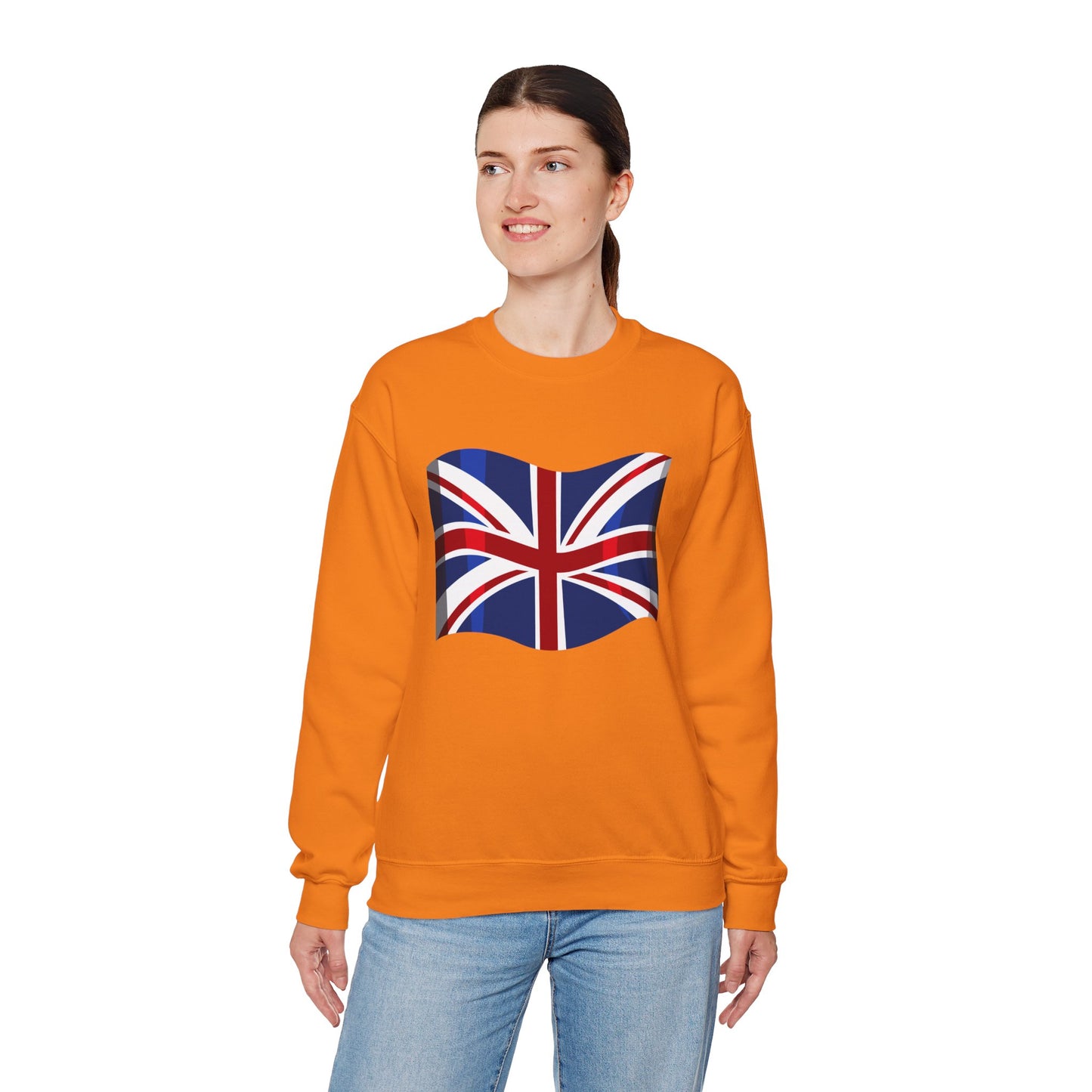 Unisex Heavy Blend™ Crewneck Sweatshirt - The Flag of the United Kingdom