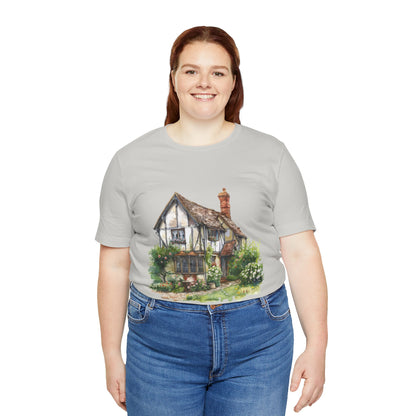 Unisex Jersey Short Sleeve Tee - Timeless Beauty - British Village Homes