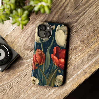 White Flower Tough Cases