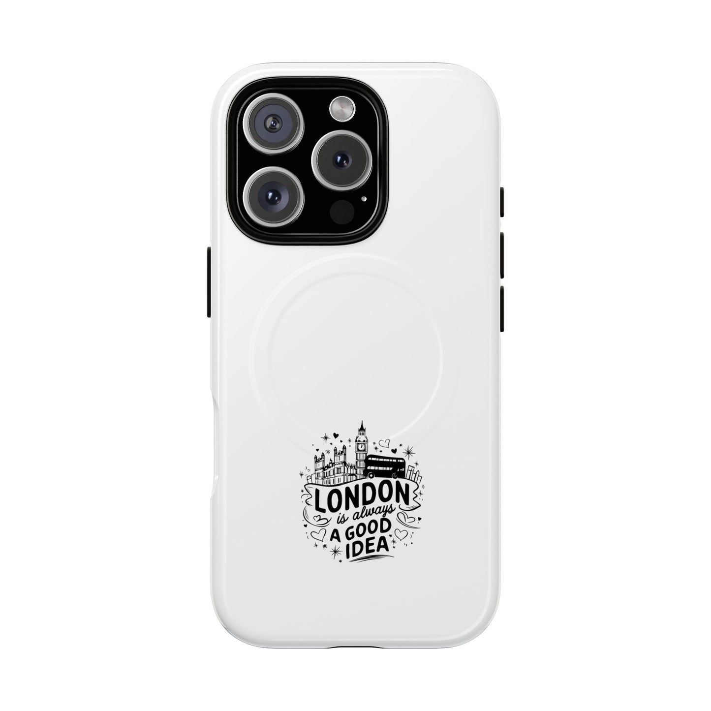 Tough Magnetic Phone Cases - London Is Always A Good Idea, Custom Phone Covers, Travel Gifts, Modern Phone Cases, Durable Cases, [...]