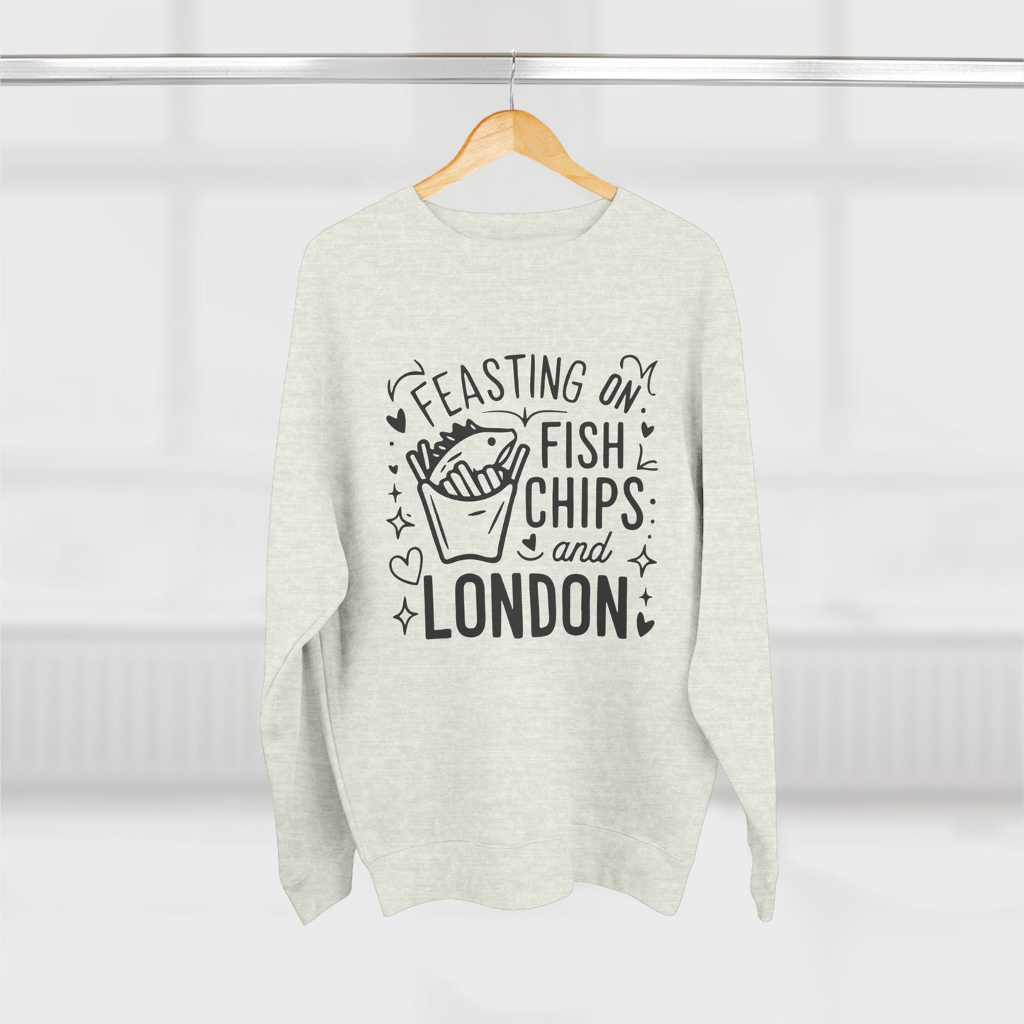 Unisex Crewneck Sweatshirt - Fish Chips and London