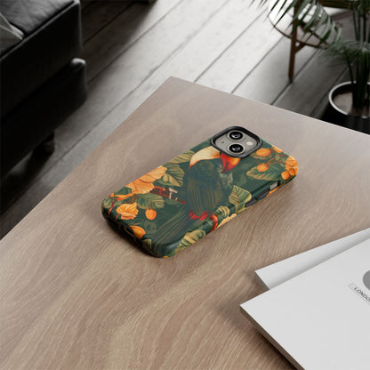 Tropical Toucan Phone Case, Exotic Bird Cover, Nature Lover Gift, Eco-Friendly Design, Customizable Tech Accessory