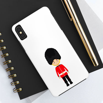 Guarding Style Tough Phone Cases, London Guard Design, Durable Phone Protection, Gift for Travelers, Unique Cell Phone Covers