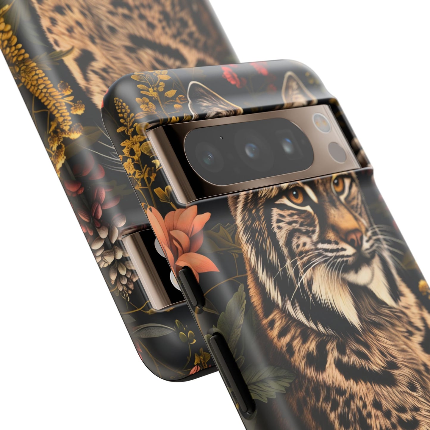 Wildlife Phone Case with Lynx Design, Tough Cases, Animal Lovers Gift, Nature Inspired Accessories, Unique Tech Protection