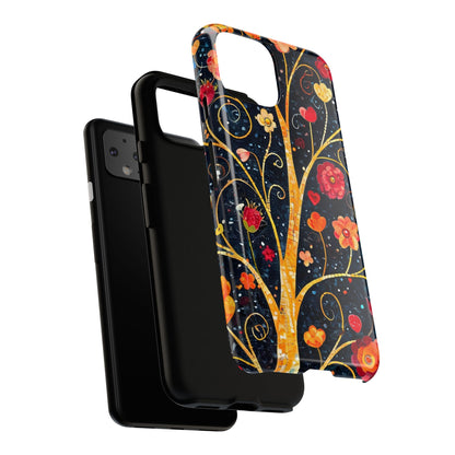 Floral Phone Case - Tough Cases | Vibrant Design for Nature Lovers, Gift for Her, Stylish Protection, Spring Decor, Customizable