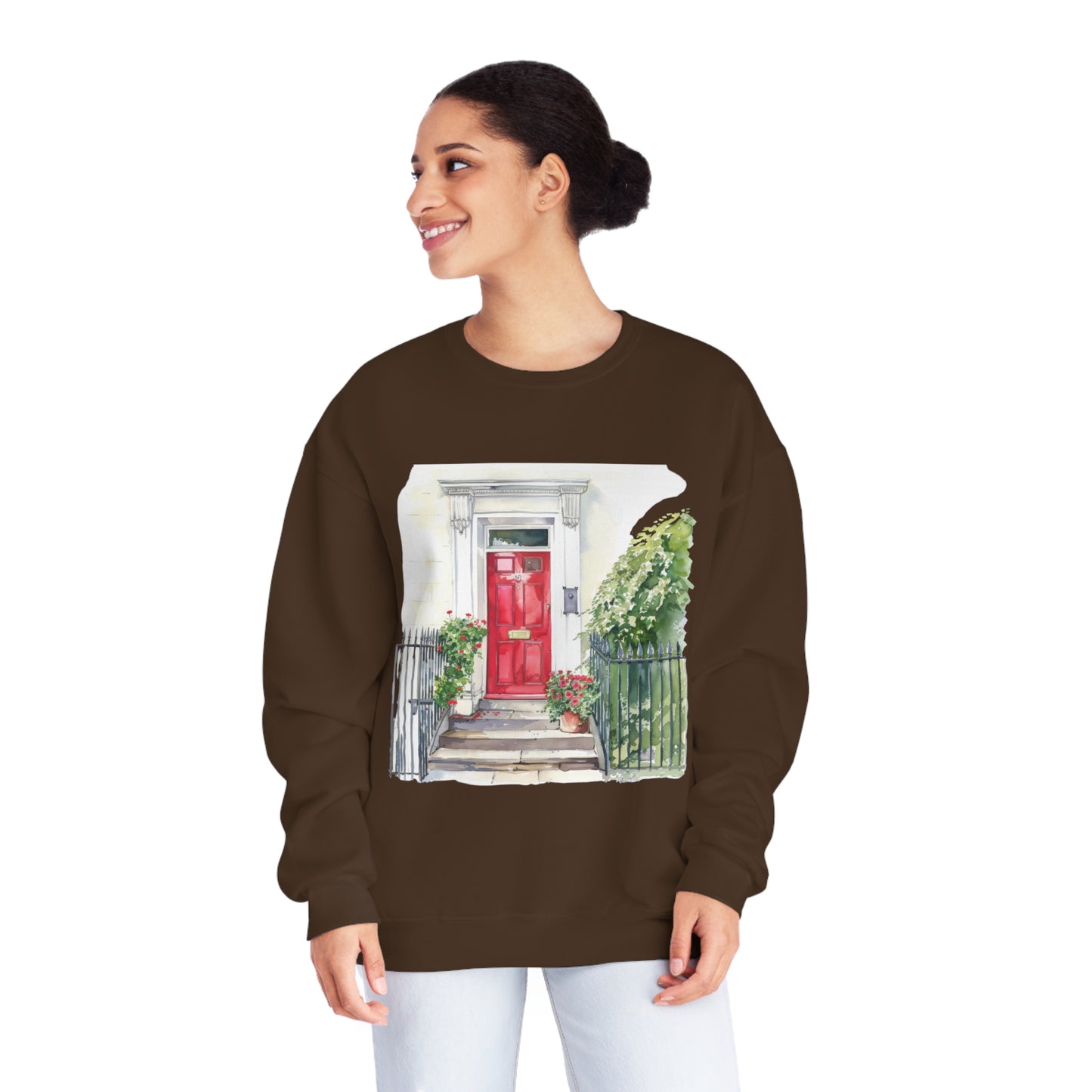 Unisex NuBlend® Crewneck Sweatshirt - British Nature - Scenic Landscapes and Natural Beauty