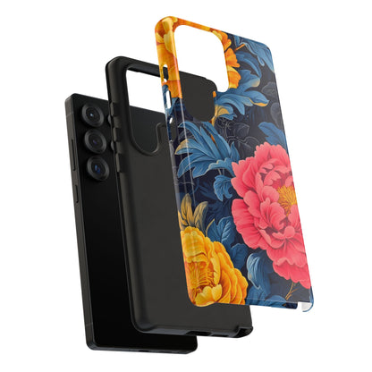 Floral Phone Case, Tough Cases, Stylish Mobile Cover, Gifts for Her, Phone Accessories, Unique Flower Design