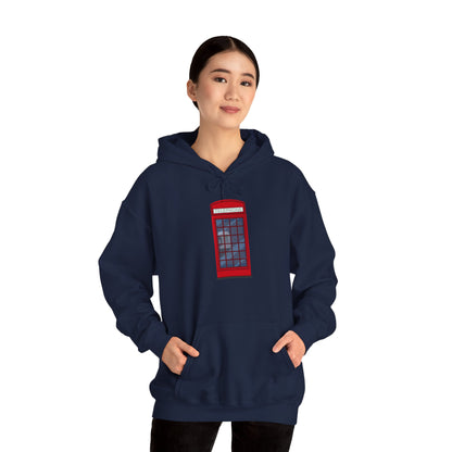 Unisex Heavy Blend™ Hooded Sweatshirt - Iconic British Public Telephone