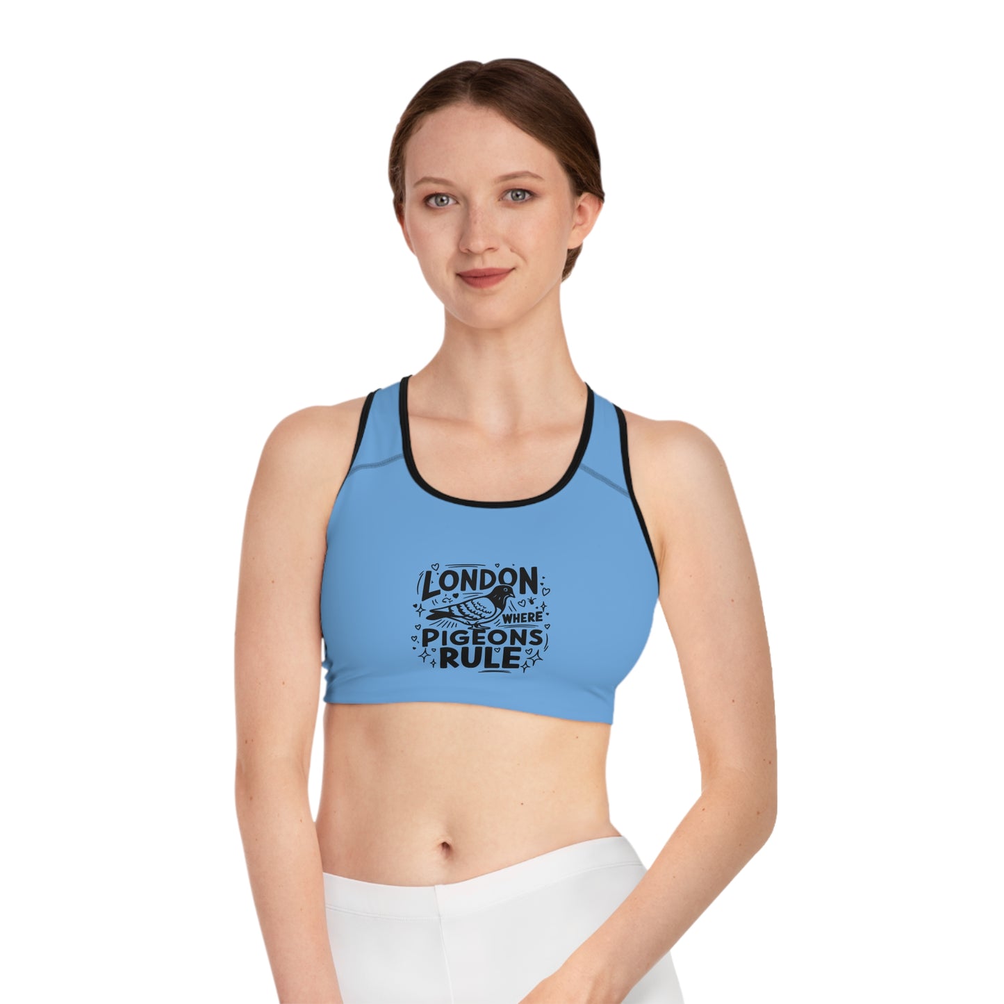 Sports Bra - London where Pigeons rule - Stylish and Comfortable Activewear
