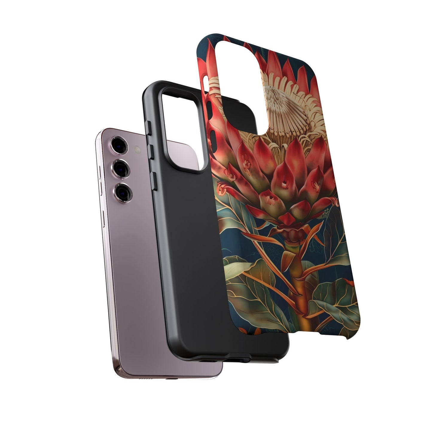 Tough Cases: Vibrant Floral Phone Case, Tough Phone Covers, Floral Art Cases, Nature Design Accessories, Gift for Nature Lovers