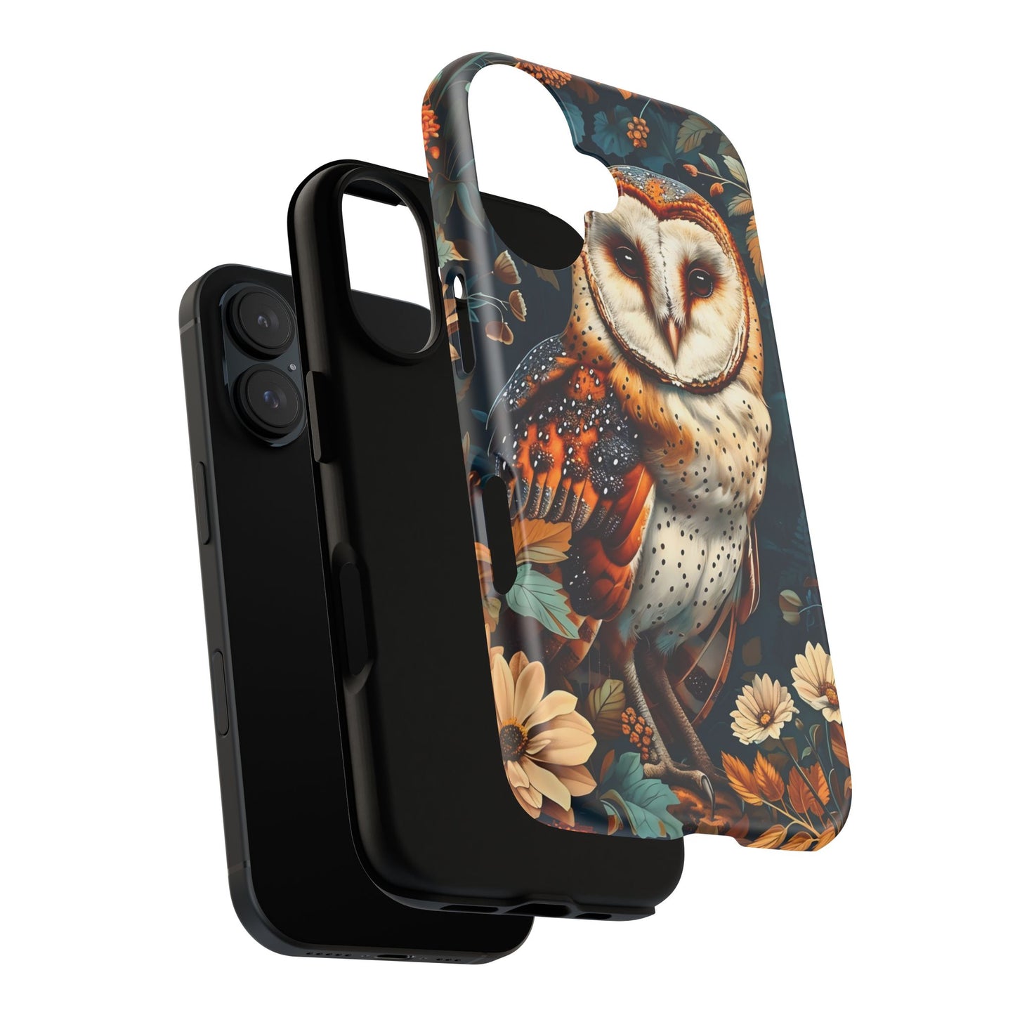 Barn Owl Phone Case | Tough Cases, Nature Lover Gift, Wildlife Accessory, Eco-Friendly Phone Protection, Unique Gift Idea