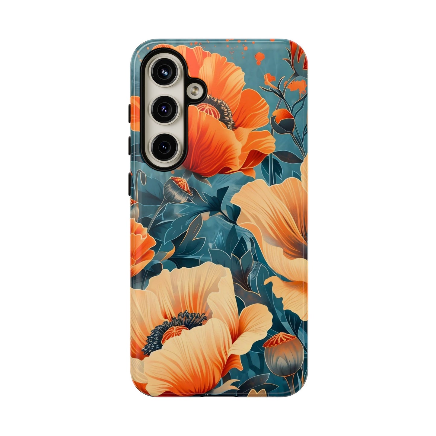 Floral Phone Case, Tough Cases for Protection and Style, Spring Aesthetic, Gift for Her, Phone Accessory for Nature Lovers
