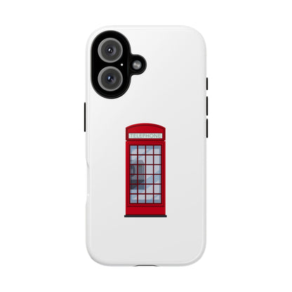 Red Telephone Booth Phone Case - Tough & Stylish Protection