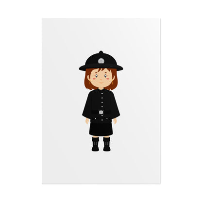 Charming Firefighter Rolled Posters for Kids' Rooms, Playful Wall Art, Fire Safety Decor, Kids' Gifts, Educational Prints