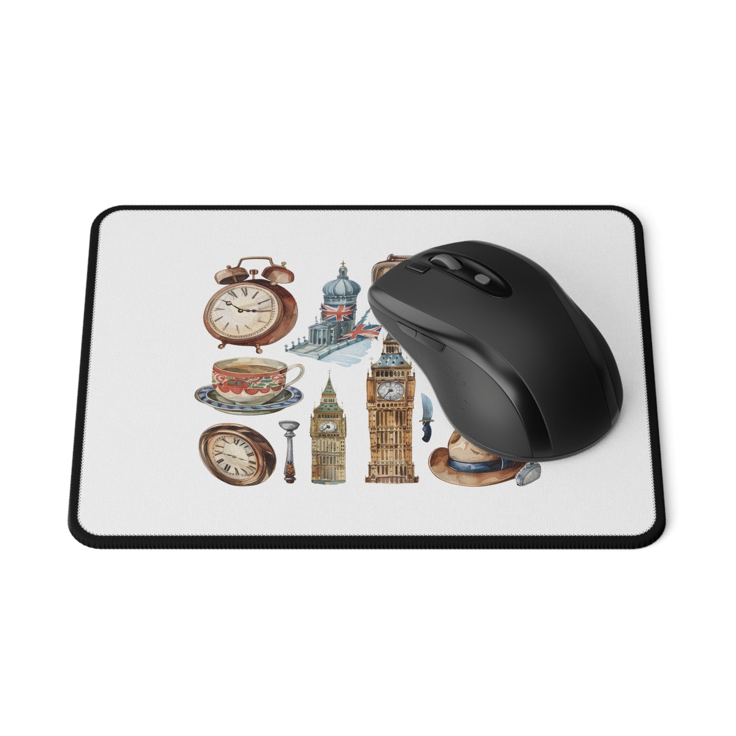 London-Themed Non-Slip Gaming Mouse Pad, Perfect for Gamers, Gifts for Him/Her, Desk Decor, Home Office Essentials
