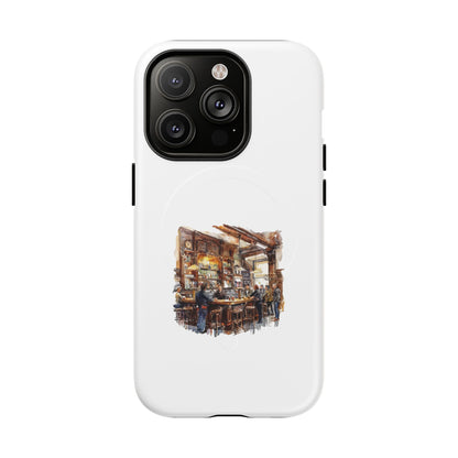 Artistic Tough Magnetic Phone Case for Secure Style, Protective Cover, Customizable Gift, Unique Accessories, Everyday Use