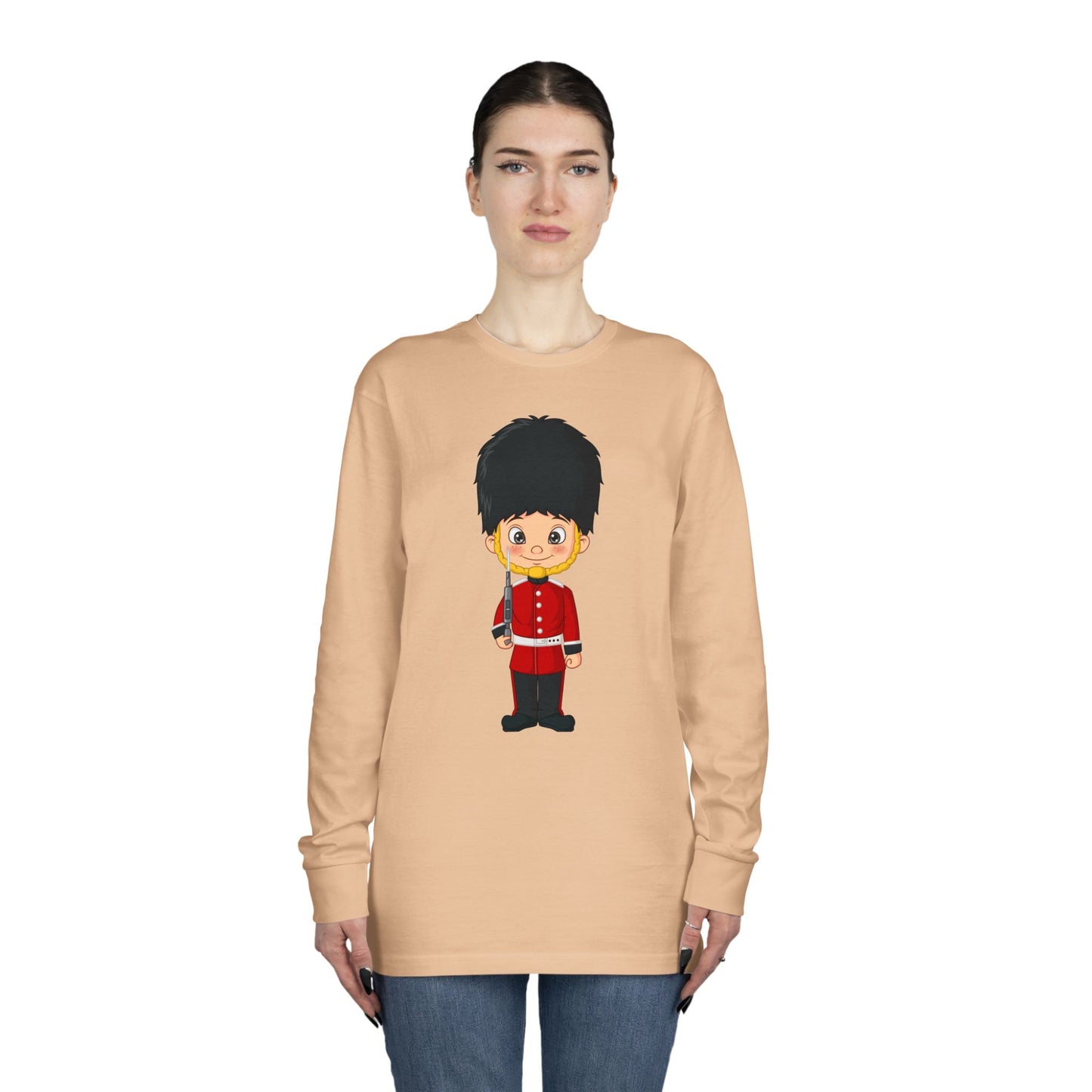 Long Sleeve Crewneck Tee - Red Jacket - Cornwall's Army Museum