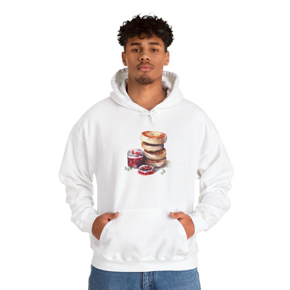 Unisex Heavy Blend™ Hooded Sweatshirt - Elegant British Royal Breakfast