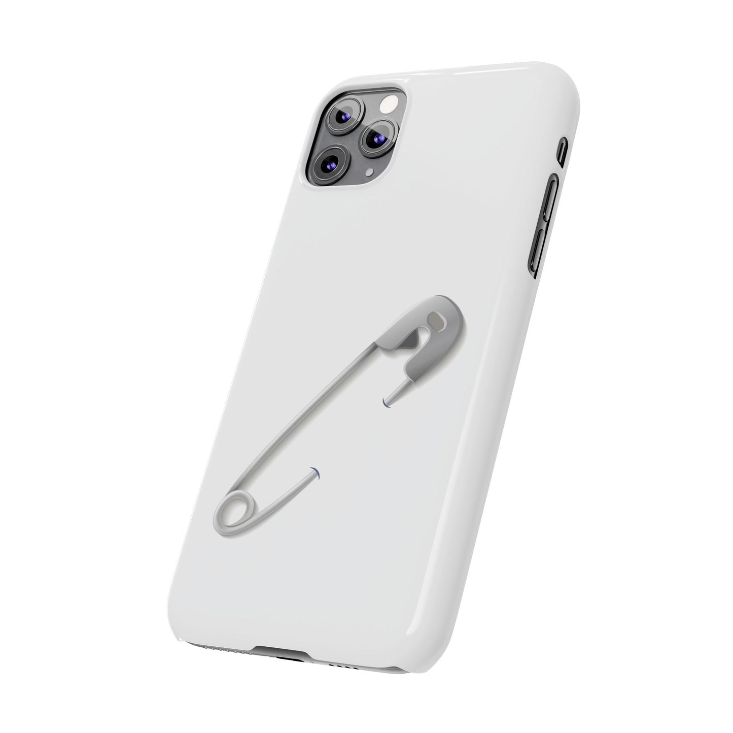 Minimalist Safety Pin Phone Cases | Stylish Slim Cases for Trendy Protection, Gift for Friends, Fashionable Accessories, Unique Phone Cover