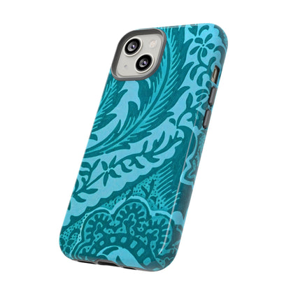 Protective Phone Case with Elegant Teal Design, Tough Cases, Floral Phone Cover, Stylish Smartphone Protection, Gifts for Her, Trendy [...]