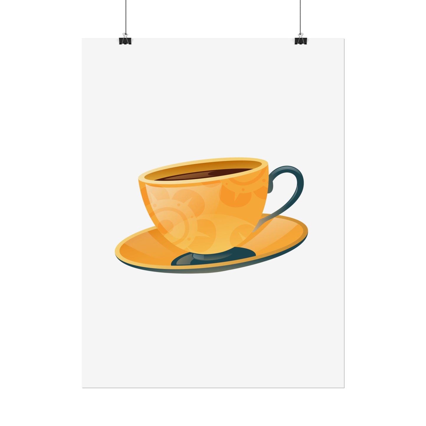 Coffee Lovers Rolled Posters, Cute Coffee Art, Kitchen Decor, Coffee Shop Print, Gift for Coffee Enthusiasts