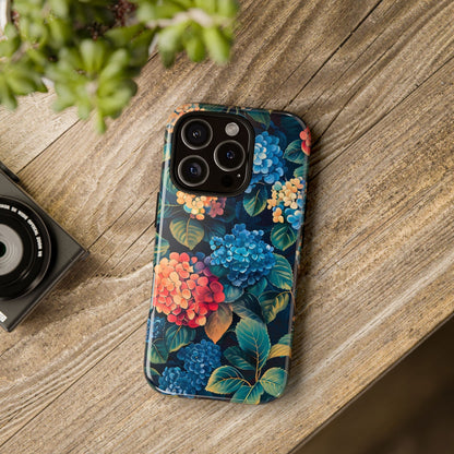 Floral Tough Phone Case, Durable Smartphone Cover, Flower Design, Gift for Her, Stylish Protection