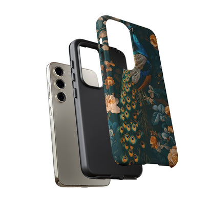 Peacock Phone Case - Elegant Floral Design, Tough Case for Protection, Unique Gift for Nature Lovers, Stylish Accessory, Eco-Friendly