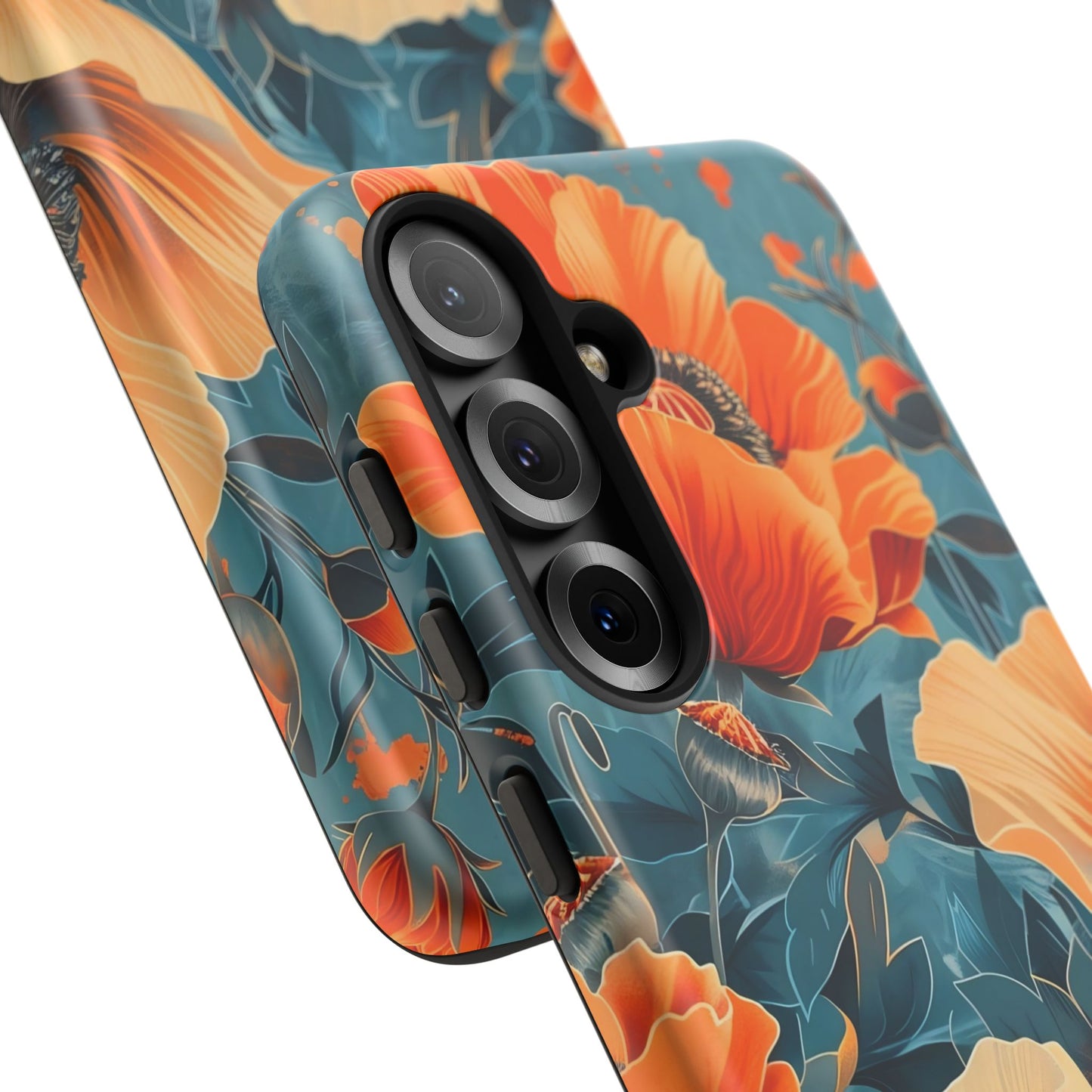 Floral Phone Case, Tough Cases for Protection and Style, Spring Aesthetic, Gift for Her, Phone Accessory for Nature Lovers