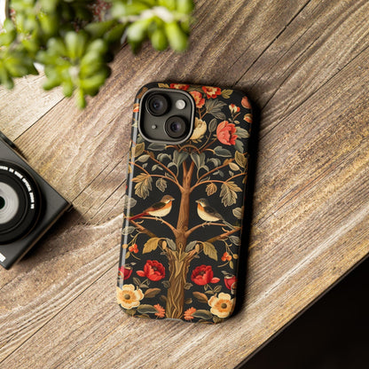 Floral Phone Case - Artistic Tough Cases for Phone Protection, Unique Gifts, Nature-Inspired Design, Eco-Friendly Accessories, Home Decor