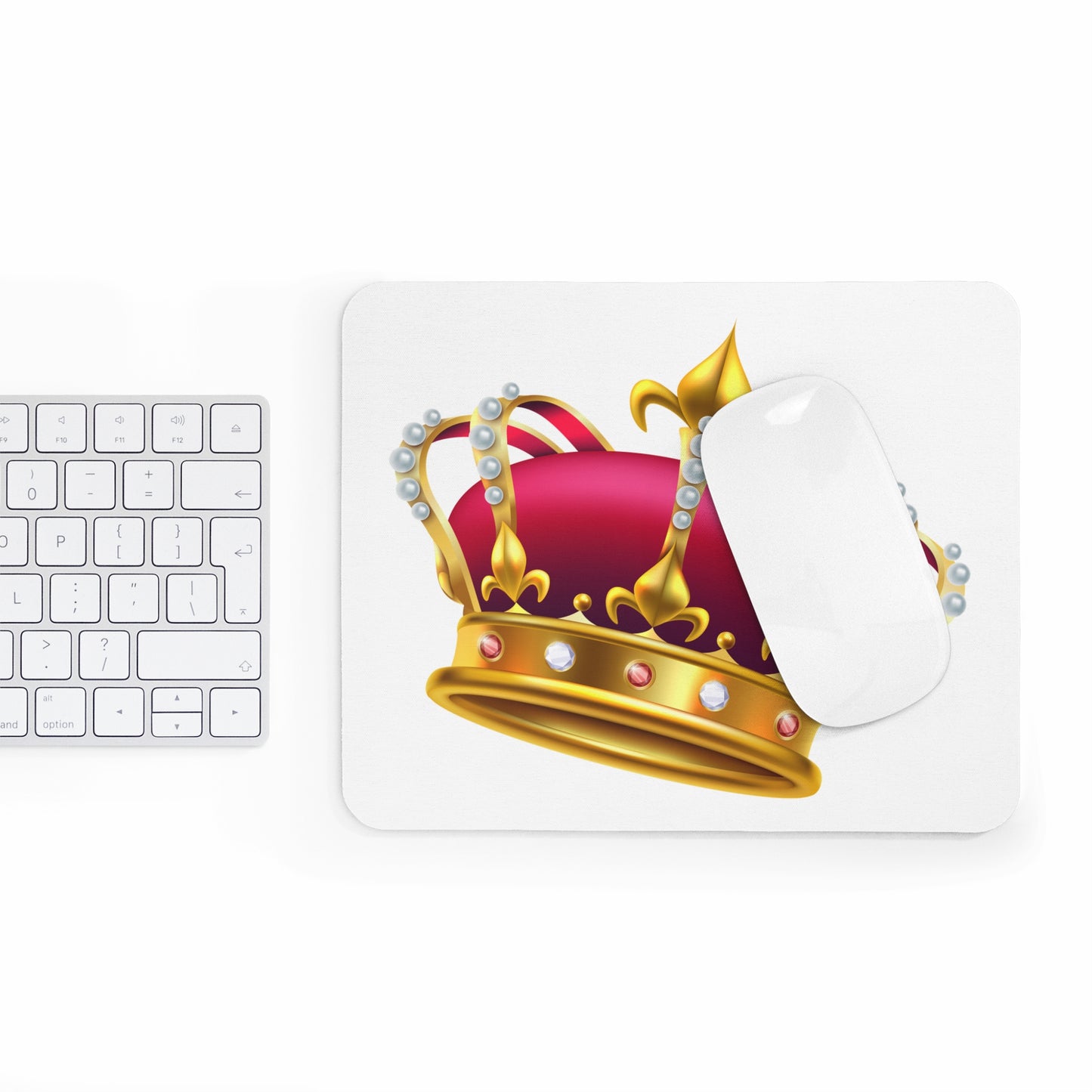 Crown Mouse Pad - Royalty Inspired Desk Accessory, Gamer Gift, Office Decor, Computer Mat, Unique Office Supply