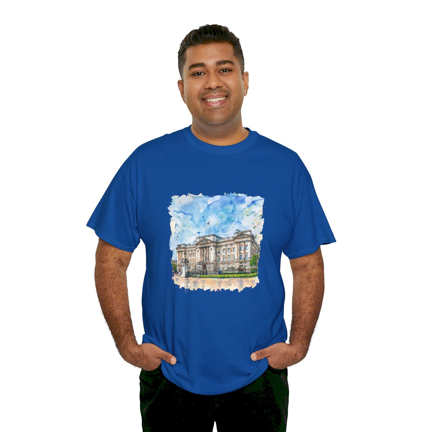 The Heart of British Culture and Iconic Landmarks Classy Unisex Heavy Cotton T-Shirt