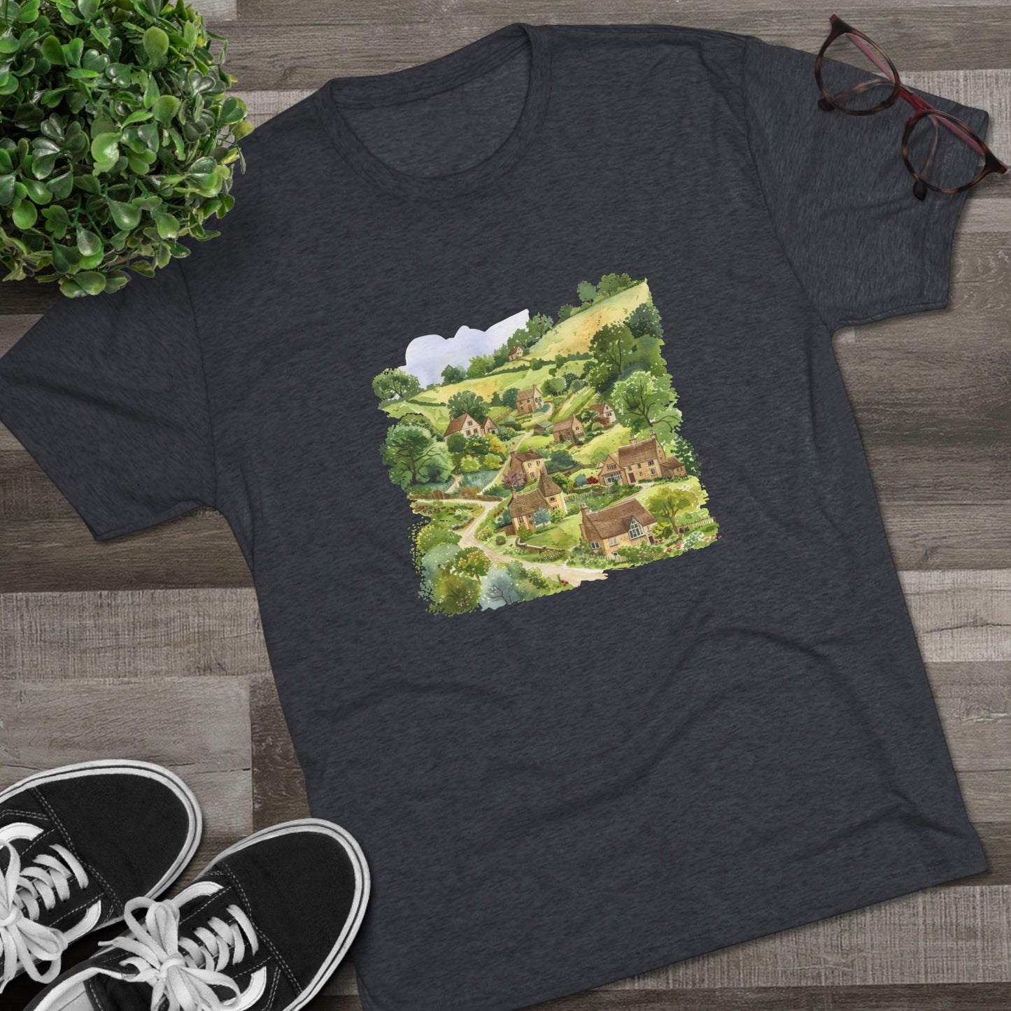 Unisex Tri-Blend Crew Tee - British Nature and Tradition