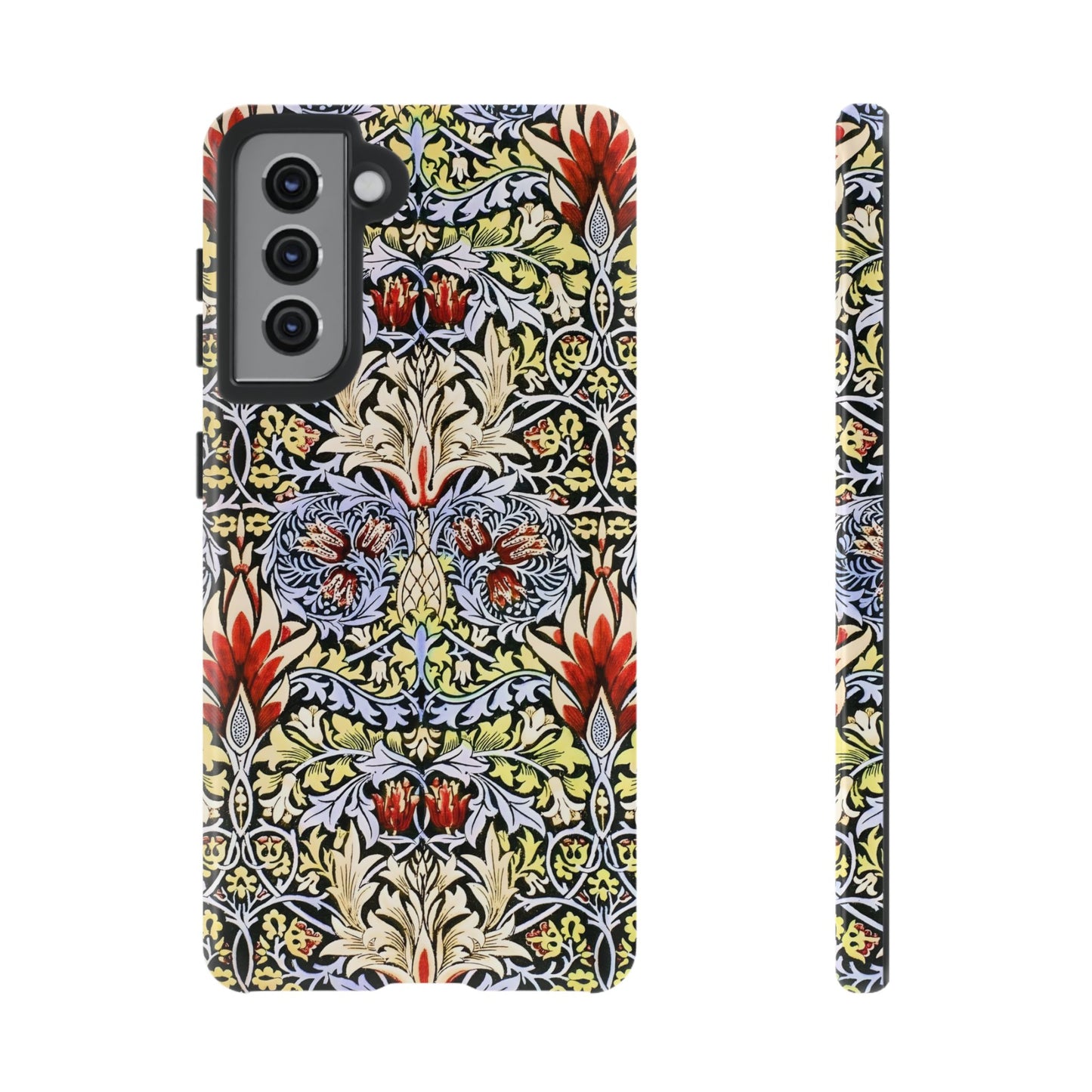 Stylish Phone Case - Floral Design, Tough Cases, Gift for Her, Phone Accessories, Trendy Tech, Unique Cell Phone Cover