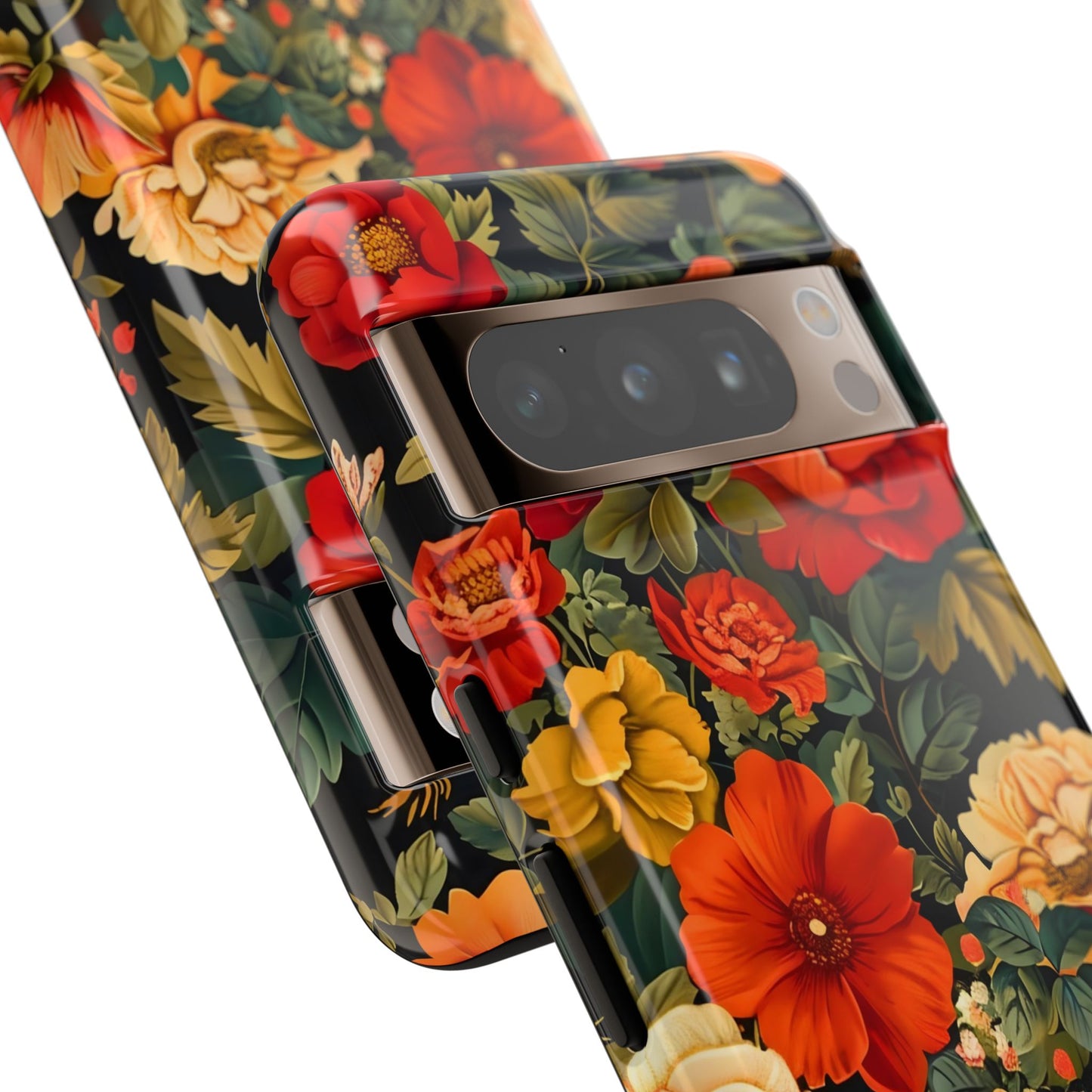 Floral Phone Case, Tough Cases, Decorative Tech Accessories, Gift for Her, Nature Lover Gift, Boho Style Case, Spring Floral Cover